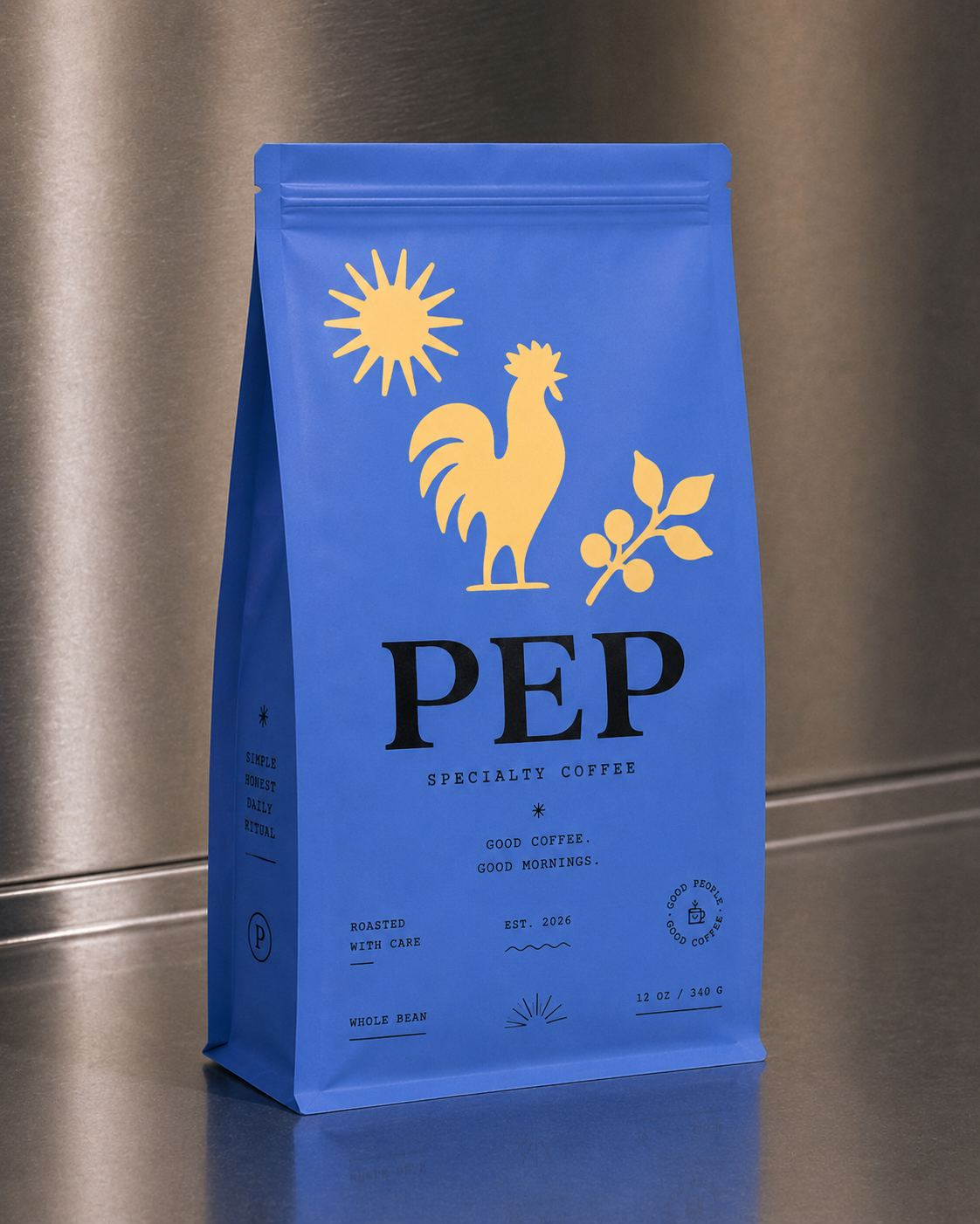 Bag of Pep Coffee Jolt Dark Roast
